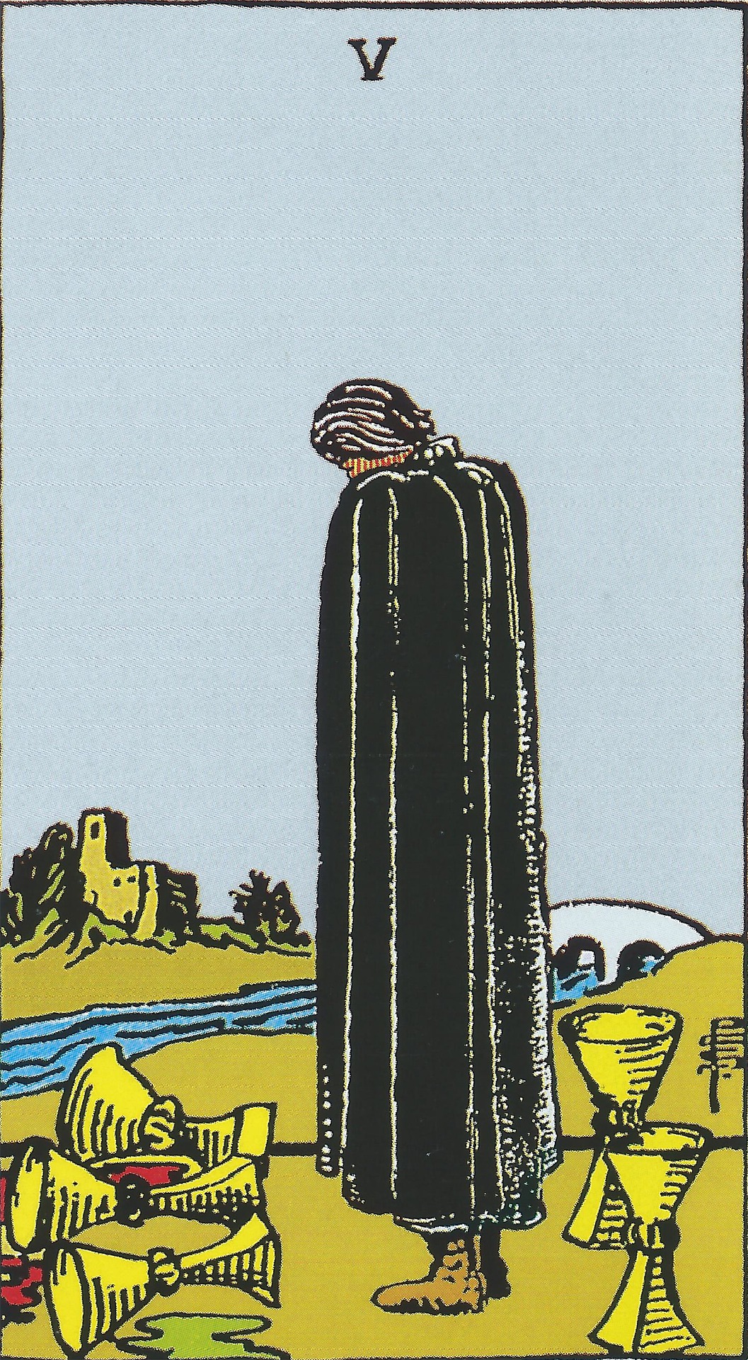 Five of Cups tarot card