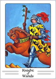 Knight of Wands tarot card