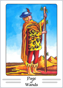 Page of Wands tarot card