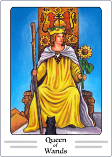 Queen of Wands tarot card