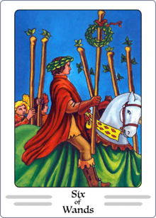 Six of Wands tarot card