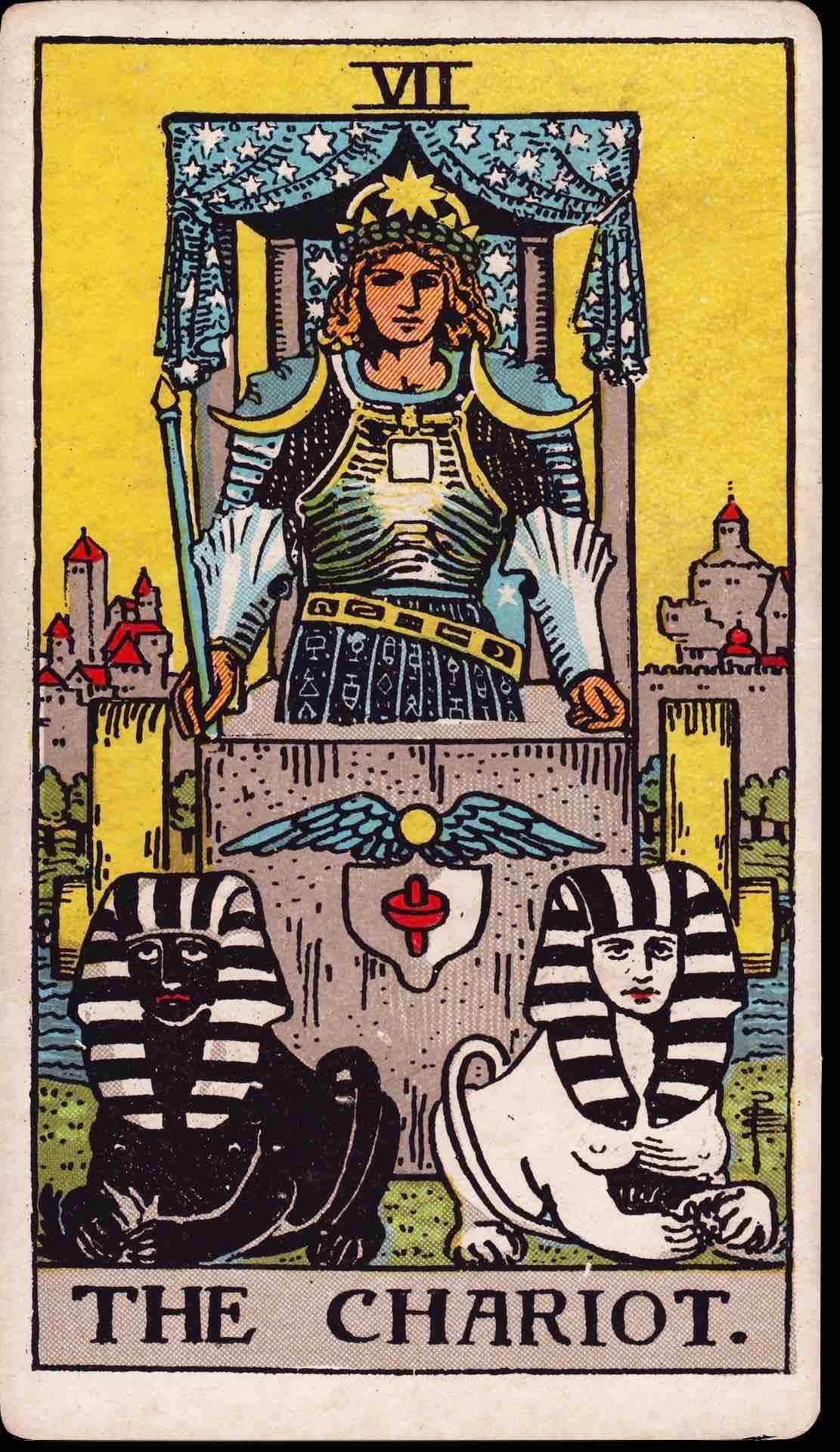 The Chariot tarot card