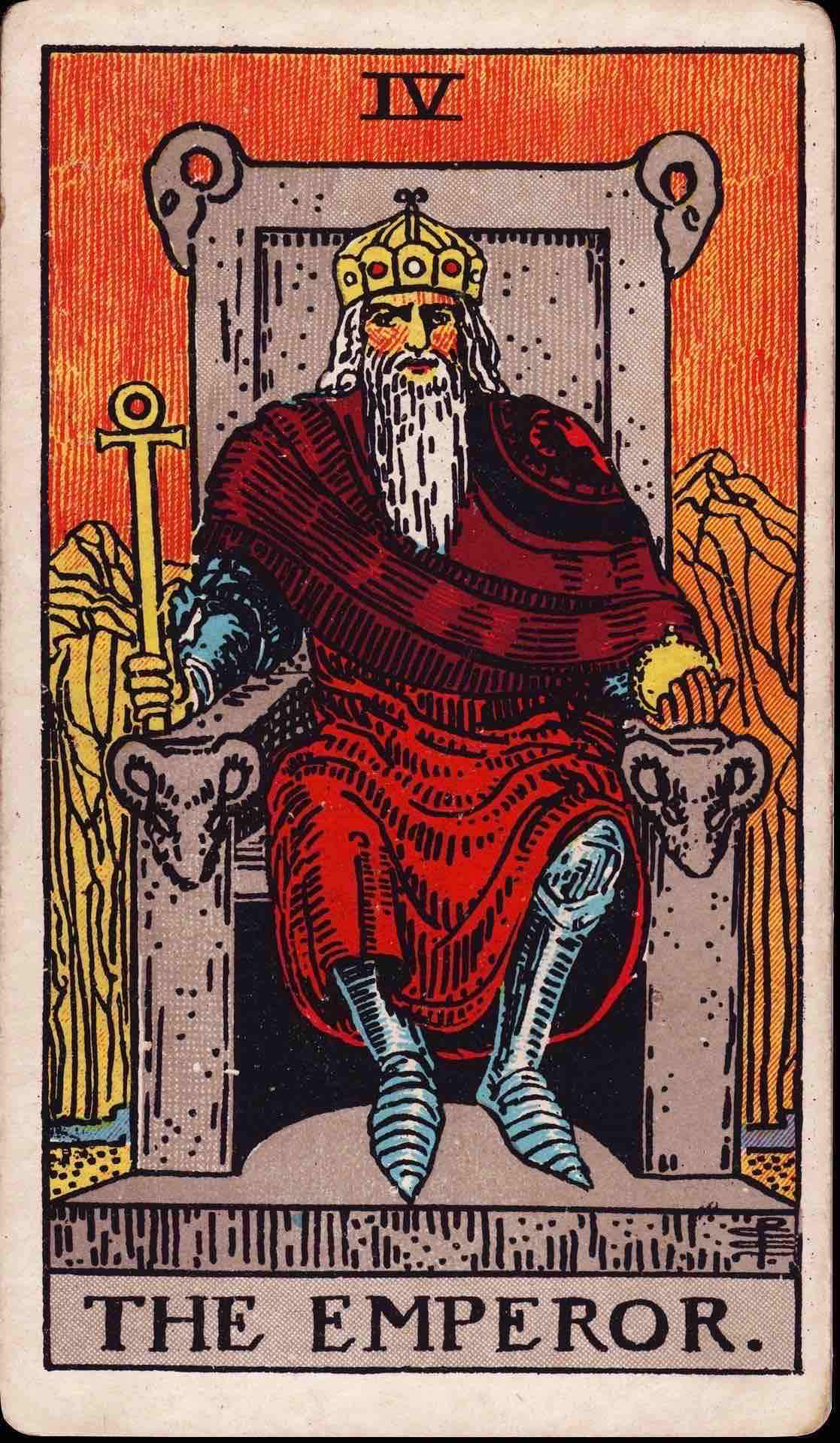 The Emperor tarot card