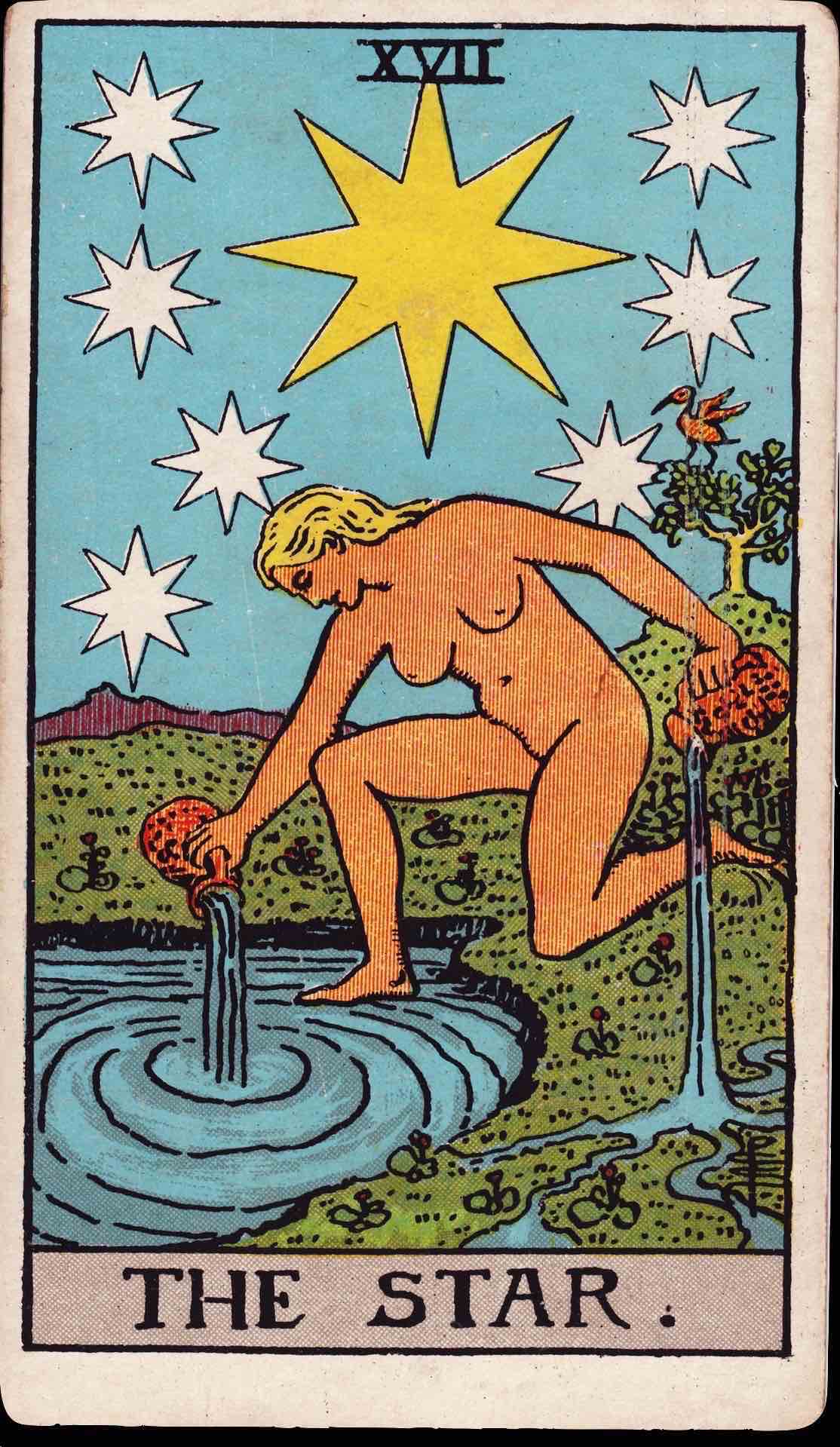 The Star tarot card