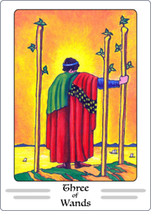 Three of Wands tarot card