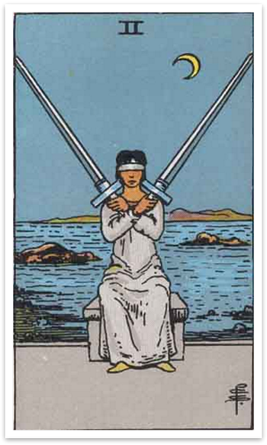 Two of Swords tarot card